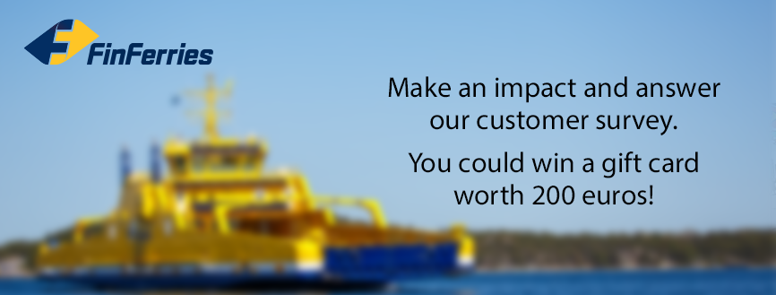 Take part in Finferries' customer survey 1.7.-31.7.2025