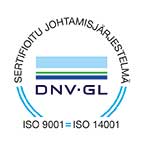 Sertifioitu johtamisjärjestelmä ISO 9001 - ISO 14001