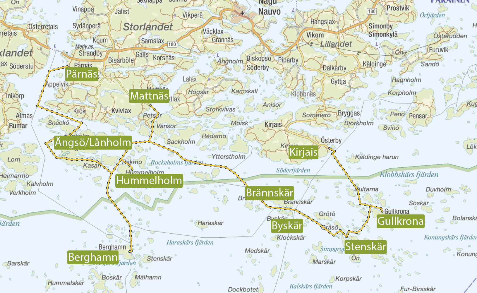 Nauvo Transverse Route | Finferries