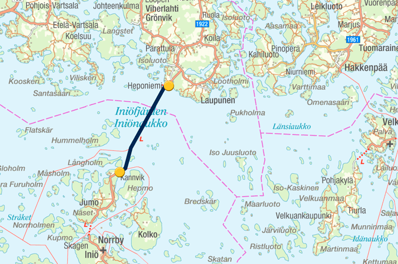 Iniö-Kustavi | Finferries